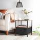 Приставний столик SONGMICS 41&times;41&times;47 см, коричнево-чорний LVT02H фото 9
