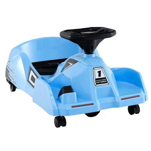 Дитячий автомобіль-каталка Costway wiggle car, блакитний COSTWAY-KIDS-0113 фото