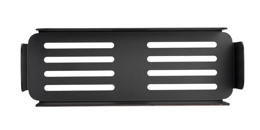 Настінна полиця для ванної WENKO, 30&times;8&times;10 см, чорна 90190 фото