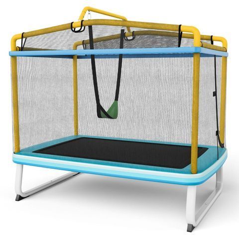 Дитячий захисний бар&rsquo;єр Costway, жовтий COSTWAY-KIDS-0924 фото