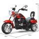Дитячий електромотоцикл-трайк Costway cruiser-style, червоно-чорний COSTWAY-KIDS-0065 фото 3