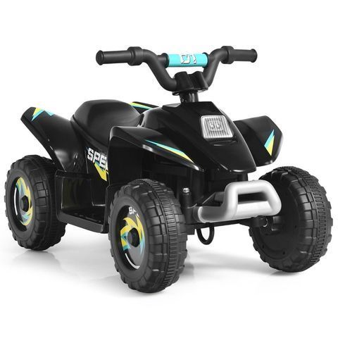 Дитячий електроквадроцикл Costway, чорний COSTWAY-KIDS-0124 фото