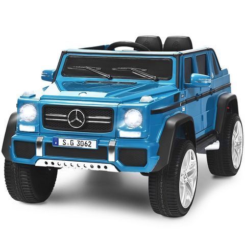 Дитячий електромобіль Costway позашляховик SUV, синій COSTWAY-KIDS-0629 фото