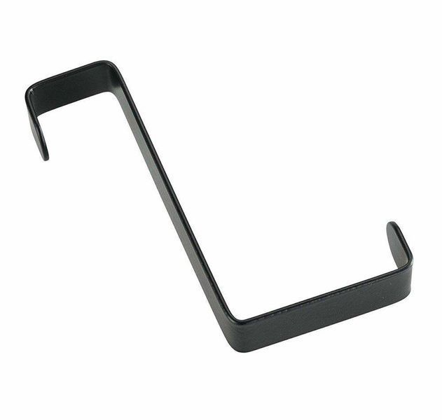 Набір із 4 металевих наддверних гачків WENKO, чорний 33719 фото