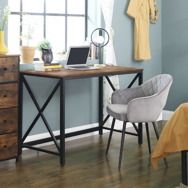 Комп&rsquo;ютерний стіл у стилі loft LOFTHUB 115&times;60&times;78 см чорний 79612204 фото