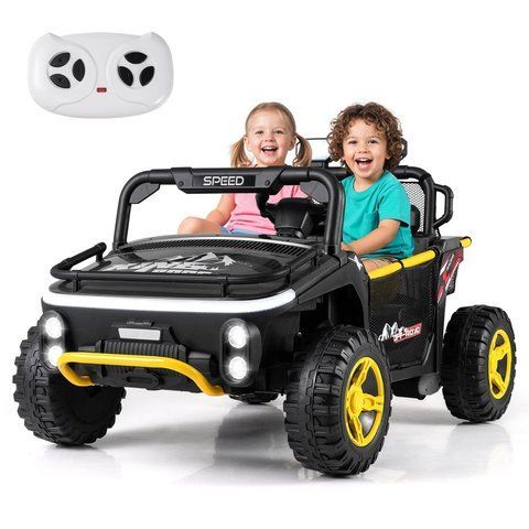 Дитячий електромобіль Costway, чорний COSTWAY-KIDS-0383 фото