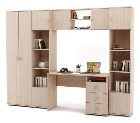 Куточок школяра з комп&rsquo;ютерним столом LOFTHUB 200&times;50&times;260 см 82305952 фото