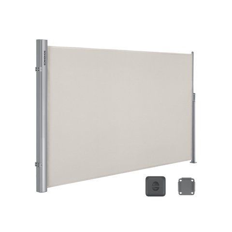 Бічна маркіза SONGMICS для балкона бічна 180&times;350 см бежевий SMG-GSA185E фото