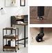 Комп&rsquo;ютерний стіл у стилі loft LOFTHUB 118&times;60&times;100 см чорний 79612205 фото 4