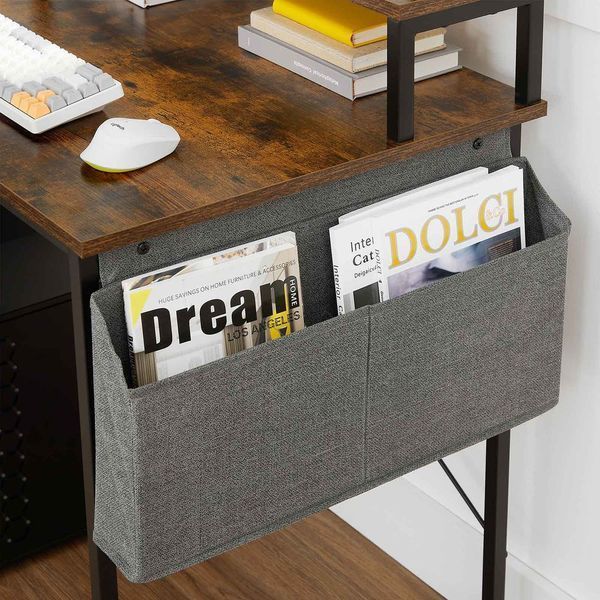 Комп&rsquo;ютерний стіл у стилі loft LOFTHUB 80&times;55&times;90 см чорний 79612202 фото