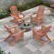 Складане дерев&rsquo;яне крісло Adirondack Costway, 71&times;89&times;94 см, колір коричневий COSTWAY-01049 фото 6