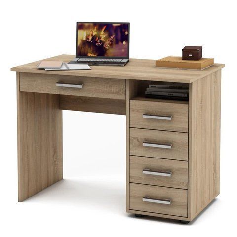 Комп&rsquo;ютерний стіл з тумбою LOFTHUB 100&times;60&times;75 см дуб сонома 80289292 фото