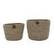 Набор из 2 круглых корзин из шнура Home Styling Collection, &Oslash;20,5&times;15 см, коричневого цвета 89843 фото 2