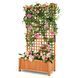Посадочный ящик с высокой шпалерой CostWay 44,5&times;90&times;182,5 см, цвет натуральный COSTWAY-00441 фото 1