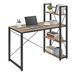 Комп&rsquo;ютерний стіл у стилі loft LOFTHUB 120&times;60&times;120 см чорний / бежевий 79612206 фото 4
