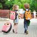 Дитяча валіза-каталка Costway із рюкзаком, дизайн &laquo;Совеня&raquo;, рожевий COSTWAY-KIDS-0107 фото 5