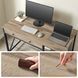 Комп&rsquo;ютерний стіл у стилі loft LOFTHUB 120&times;60&times;76 см чорний / бежевий 79612209 фото 4