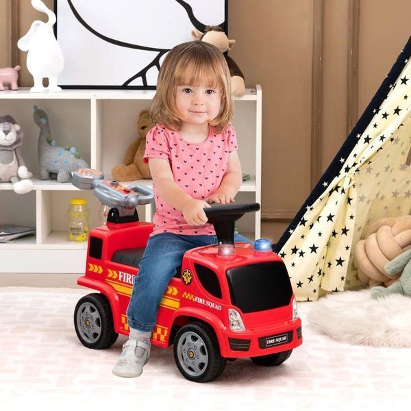Дитяча машинка-каталка Costway, червоний COSTWAY-KIDS-0462 фото